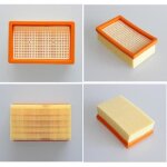 K�rcher filtre pliss� plat accessoire pour les aspirateurs multifonctions eau et poussi�res wd 4 wd 5 ...