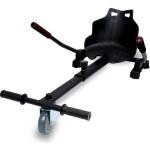 Kit kart universel - hoverboard - noir - compatible 65 - 10 pouces - réglable - 4 roues Kit kart universel - hoverboard - noir - compatible 65 - 10 pouces - réglable - 4 roues