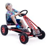 Kart  pdale enfant - dreamade - sige rglable - charge max 30kg - rouge