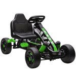 Kart � p�dales pour enfants karting enfant 3 � 6 ans avec roue libre frein roues eva antid�rapantes vert ...