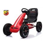 Go kart à pédale abarth - pour enfants - 3 à 7 ans - roues eva - rouge Go kart à pédale abarth - pour enfants - 3 à 7 ans - roues eva - rouge