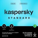 Kaspersky standard 2025 - (1 poste - 2 ans) version téléchargement Kaspersky standard 2025 - (1 poste - 2 ans) version téléchargement