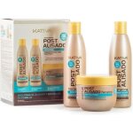 Kativa post alisado kit pour cheveux lissage brésilien shampooing après - shampooing et masque sans sel 250 ml ... Kativa post alisado kit pour cheveux lissage brésilien shampooing après - shampooing et masque sans sel 250 ml ...