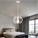 Kawoo moderne lampe industriellustre suspension en cage fer vintage pour salon chambre