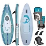 Kayak gonflable - spinera - supkayak sk 10 - blanc - 1 place - adulte - mixte