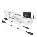Kayak gonflable transparent avec accessoires paros innovagoods 312 cm 2 places