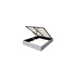 Lit coffre manon 140x190 cm gris - manon gris