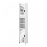 Kedia armoire de salle de bain � double porte meuble de rangement pour salle de bain deux niveaux design ...