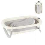 Kedia baignoire pour b�b� avec support 43 * 71 * 185 cm gris baignoire thermostatique pour enfants pliable ...