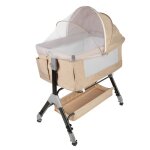 Kedia berceau b�b� lit cododo 4 niveaux de r�glage en hauteur �quip� de moustiquaire et support de rangement ...