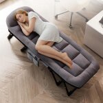 Kedia lit de camping pliable avec matelas 190 x 65 x 30 cm adapt� � une utilisation en int�rieur / ext�rieur ...