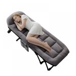 Kedia lit de camping pliant lit de sieste stable et portable lit dappoint pour chambre � coucher portable ...