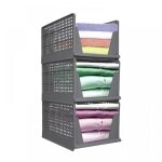 Kedia panier de rangement pour v�tements bo�te de rangement pliable m�canisme coulissant fluide acc�s ...