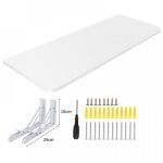 Kedia table pliante murale table de cuisine table d�criture bar bureau int�rieur 60 * 30 * 1. 6cm blanc ...