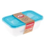 Keeeper lot de 2 boîtes de conservation rectangulaires fredo fresh 33 l pp bleu frais (transparent) taille ... Keeeper lot de 2 boîtes de conservation rectangulaires fredo fresh 33 l pp bleu frais (transparent) taille ...