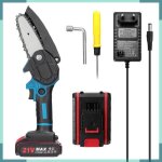 Keenso tron�onneuse 21v scies �lectriques portables de taille 21v 4 pouces petite bricolage scie prise ...