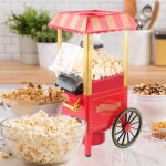 Machine  popcorn - keke - professionnelle - sans huile - rouge - petit lectromnager