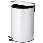Kela poubelle de salle de bain mats - 12 l - 38 cm - métal - blanc Kela poubelle de salle de bain mats - 12 l - 38 cm - métal - blanc