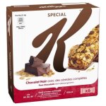 Kelloggs - spcial k barres crales ppites chocolat 129g - lot de 4