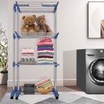 Keluodae. etendoir linge int�rieur et ext�rieur 3 niveaux s�choirs � linge pliable et extensible peu ...