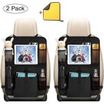 Kenlumo 2 pcs organisateur de voiture / protection arrière de siège auto imperméable / inclure chiffon ... Kenlumo 2 pcs organisateur de voiture / protection arrière de siège auto imperméable / inclure chiffon ...