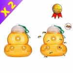 Kenlumo piège à guêpes / piège à frelons à suspendre (lot de 2) - solution naturelle et ecologique anti ... Kenlumo piège à guêpes / piège à frelons à suspendre (lot de 2) - solution naturelle et ecologique anti ...