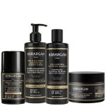 Kerargan - ensemble anti - chute apr�s - shampoing masque & s�rum � l?huile de ricin - 3x250ml + 1x50ml ...