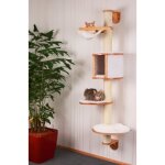 Kerbl - arbre  chats mural dolomit 168 cm blanc 81500