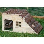 Kerbl maison nature avec rampe pour rongeurs - 49x25x25cm Kerbl maison nature avec rampe pour rongeurs - 49x25x25cm