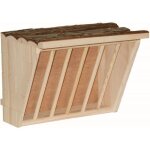 Rtelier  foin - kerbl - nature xl - 28 x 205 x 22 cm - pour rongeur - bois
