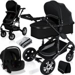 Kesser® 3en1 poussette combinée trio landau complet avec baignoire bébé et siège de sport pour et siège ... Kesser® 3en1 poussette combinée trio landau complet avec baignoire bébé et siège de sport pour et siège ...