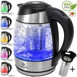 Kesser® bouilloire à ébullition rapide et illumination led Électrique en verre inox 18l 2200w thermostat ... Kesser® bouilloire à ébullition rapide et illumination led Électrique en verre inox 18l 2200w thermostat ...