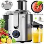 Kesser - centrifugeuse en inox fruits et lgumes 1100w extracteur de jus capacit 1l ouverture 85mm