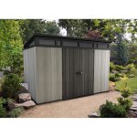 Keter abri de jardin artisan 117 design contemporain rangement durable en rsine rsistant gris - 7 - ...