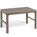 Keter table de jardin lyon cappuccino 420015