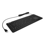 Clavier keysonic ksk - 6231 inel avec pav� tactile r�tro�clair� usb - noir