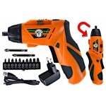 Tournevis sans fil junior - vedes - kids at work - rechargeable usb - 6 pi�ces - led