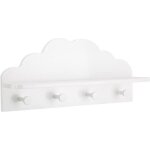 Pat�re enfant nuage blanc 4 crochets - atmosphera createur dinterieur