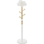 Porte - manteau enfant nuage blanc h135cm - atmosphera createur dinterieur