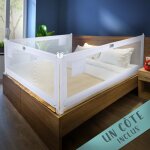 Kids supply barrire de lit [150 x 80 cm] ? barrire de lit extrmement sre et rglable en hauteur [70 ...