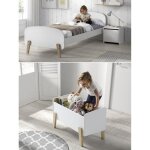Kiddy chambre enfant complète style scandinave en bois pin massif et mdf laqué blanc - l 90 x l 200 cm ... Kiddy chambre enfant complète style scandinave en bois pin massif et mdf laqué blanc - l 90 x l 200 cm ...