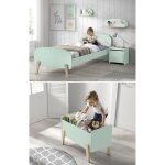 Kiddy chambre enfant complète style scandinave en bois pin massif et mdf laqué vert menthe - l 90 x l ... Kiddy chambre enfant complète style scandinave en bois pin massif et mdf laqué vert menthe - l 90 x l ...