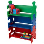 Kidkraft - bibliothque en bois puzzle primaire pour enfant avec 3 tagres
