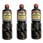 Kikkoman - lot 3x sauce soja sale kikkoman - bouteille 1l Kikkoman - lot 3x sauce soja sale kikkoman - bouteille 1l