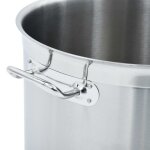 Kimiss marmite 50 l 40x40 cm acier inoxydable - lef