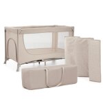 Kinderkraft lit parapluie 2 en 1 joy 2 beige