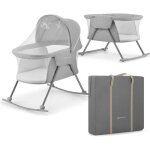 Kinderkraft lovi berceau pour bb lit de voyage lit denfant gris