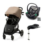 Kinderkraft - poussette duo mitzy + cosy i - care + base isofix beige