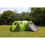 Kingcamp tente de camping familiale 8 personnes torino - 3 chambres - impermabilit 3000mm