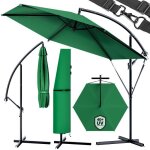 Kingsleeve parasol dport inclinable vert  300cm pare - soleil en aluminium avec manivelle housse ...